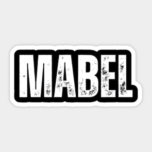 Mabel Name Gift Birthday Holiday Anniversary Sticker